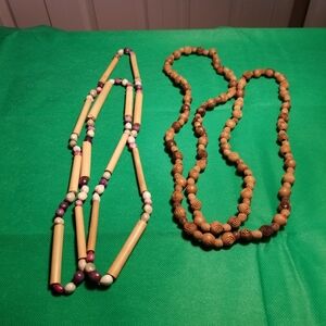 Wooden Beaded Necklaces